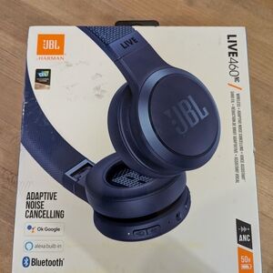 JBL Live 460NC Wireless Headphones - Blue